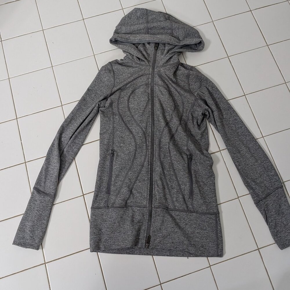 Lululemon Stride Jacket Heathered Gray size 4